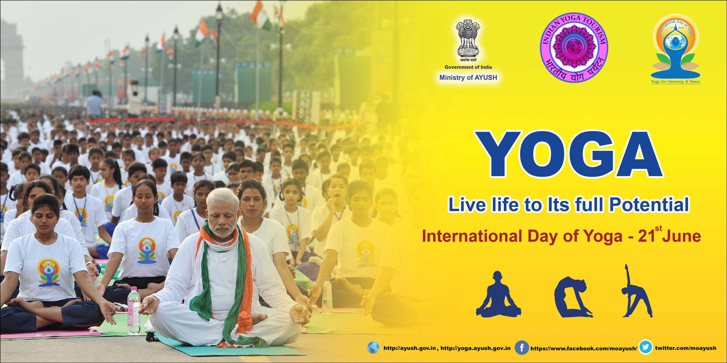 Yoga Banner - International Day of Yoga